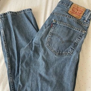 Distressed Levi’s Jeans